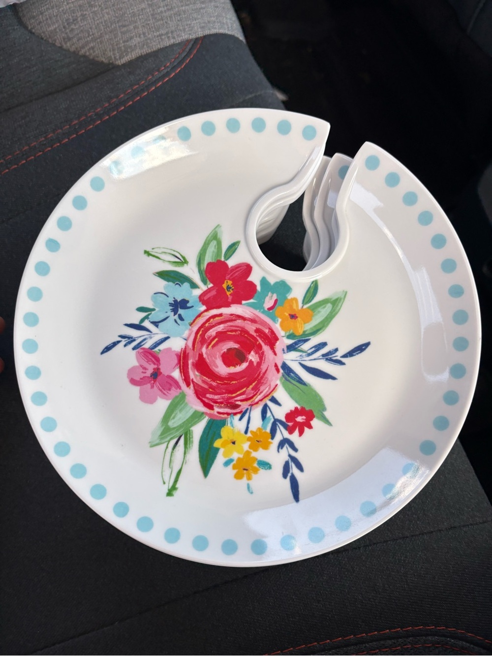 Pioneer Woman Floral Mingling Boards Set of 8 Wine Glass Appetizer Plates